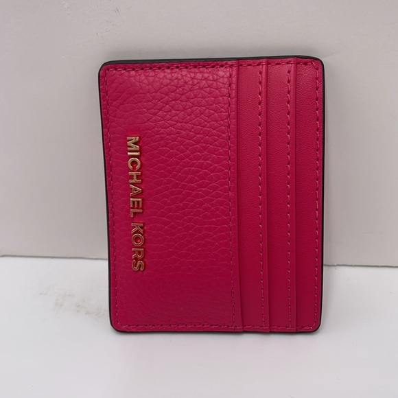 MICHAEL KORS
Large Pebbled Leather Card Holder Case
Electric Pink 
NWT - Picture 7 of 16